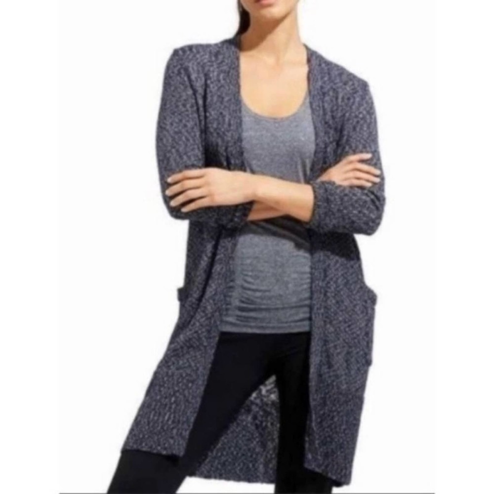 ATHLETA weekend wrap long duster open cardigan Med